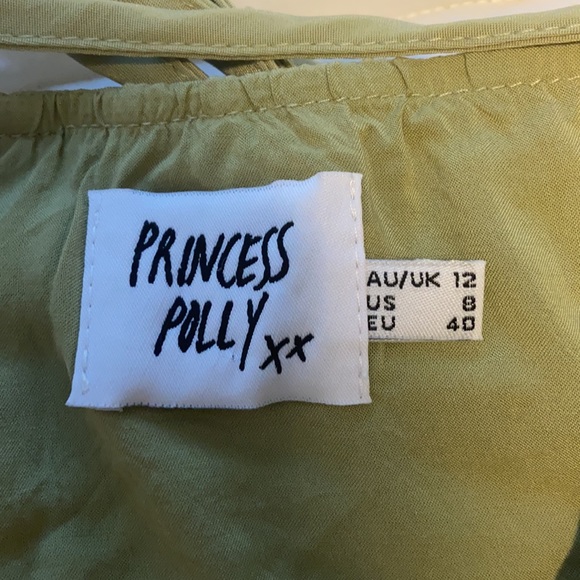 Princess Polly Cindy Mini Dress Sage - Picture 8 of 8